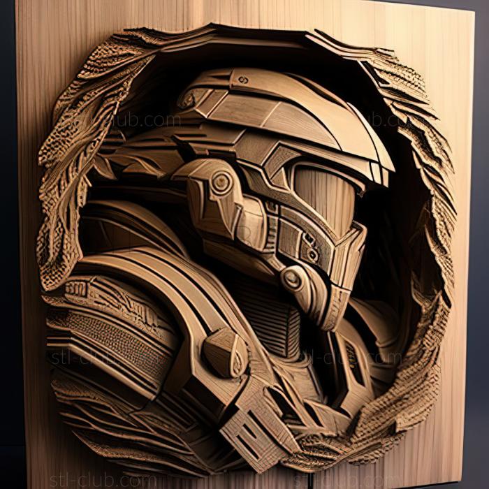 3D модель Игра Halo 3 ODST (STL)